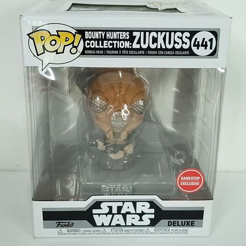 Funko Pop! Star Wars Bounty Hunter Collection Zuckuss 441 GameStop Exclusive NEW